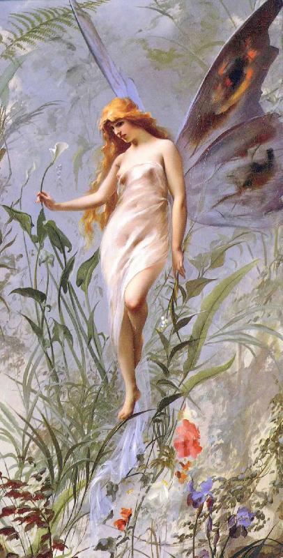 Luis Ricardo Falero Lily Fairy oil painting picture